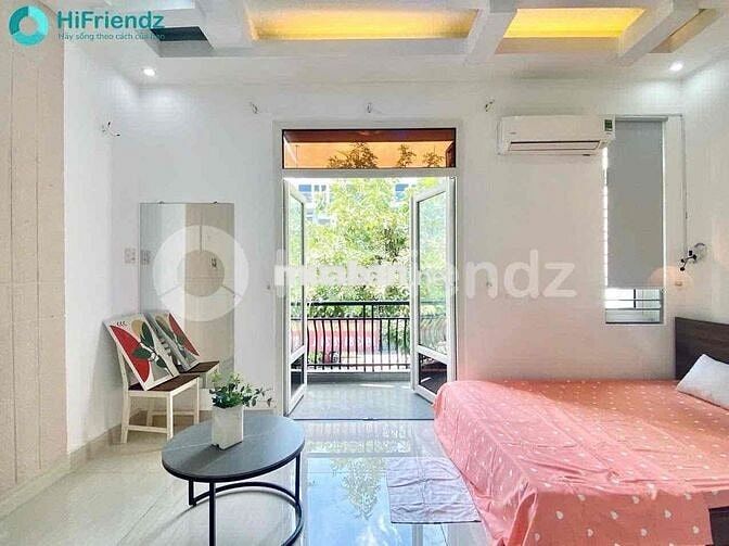 Chung cư mini 1PN tách bếp Full nội thất ngay vòng xoay Trung Sơn