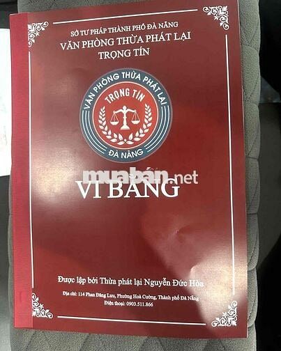 Đất Viết Tay 2 Mặt Tiền Đường 7m5