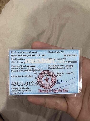 Bán Sh 125i DK 2019 mới nguyên bản giá tốt