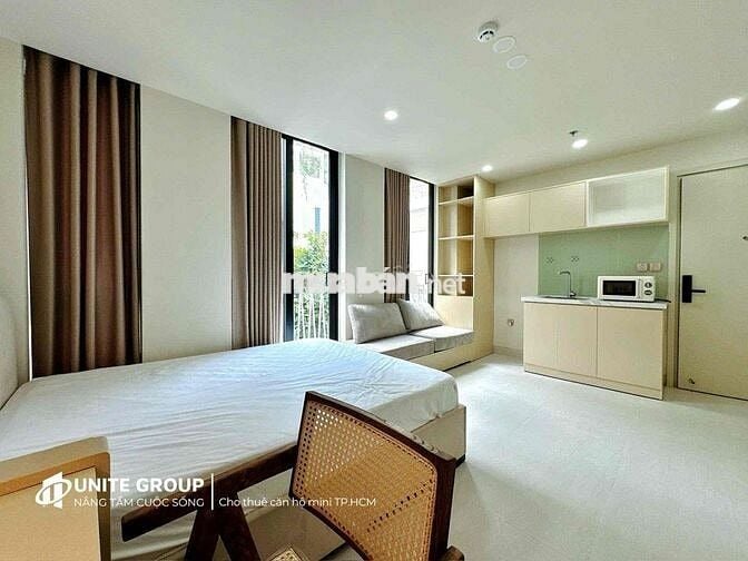 Căn hộ studio ban công 37m2 chỉ 6,7 triệu gần LOTTE MART, RMIT, ĐH TĐT