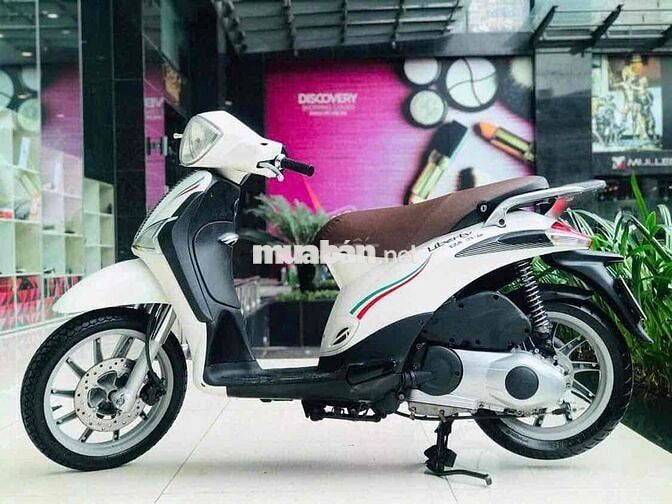 Liberty 125 3vie 2014 màu trắng xe đẹp