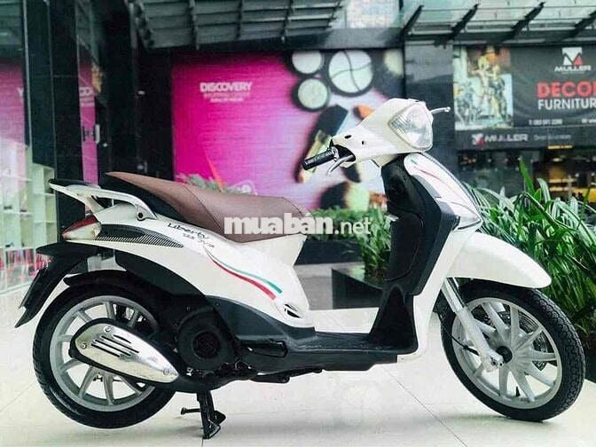 Liberty 125 3vie 2014 màu trắng xe đẹp