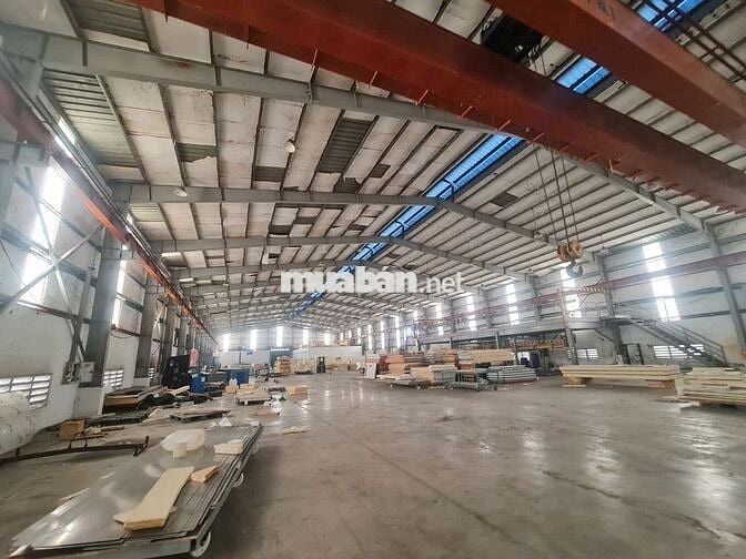 Cho Thuê Kho Xưởng 2700m² KCN Tân Phú Trung Có 2 Cầu Trục 10 Tấn