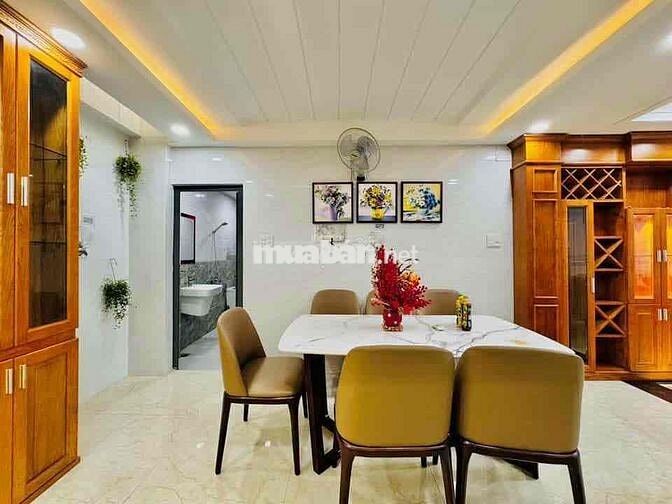 Cho Thuê Nhà Phố Mới Đẹp DT 280m2 1Trệt 1Lửng 3Lầu 5Pn 5Wc Hẻm Xe Tải