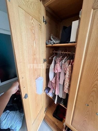 Tủ quần áo 4 cánh gỗ sồi Nga 2m