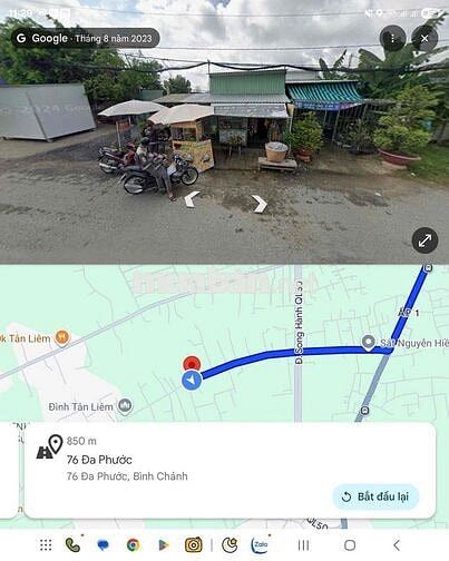 Bán đất mặt tiền Đa Phước Binh Chánh 1.000m vuông