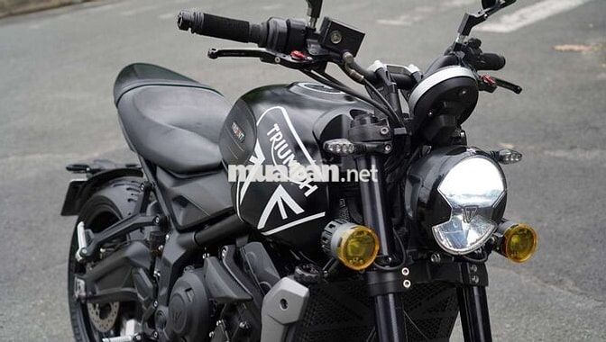 Triumph Trident 660cc - Matte Black - Biển SG