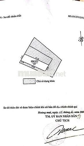 BÁN ĐẤT MẶT PHỐ NGŨ NHẠC, SỔ ĐỎ CHÍNH CHỦ