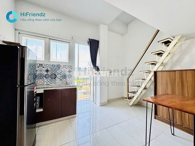 TRỐNG SẴN DUPLEX BAN CÔNG FULL NT, MÁY GIẶT RIÊNG, THANG MÁY GẦN VLU