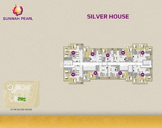 Bán Căn hộ tại Sunwah Pearl Bình Thạnh tầng cao gồm 3 phòng ngủ 124m2