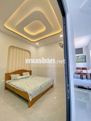 Nhà mới xây Diện tích: 5m x 24,5m (sổ hồng mới)