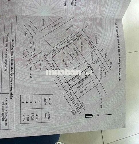 Bán Đất Nền Thạnh Xuân 40 Quận 12 Full Thổ Cư