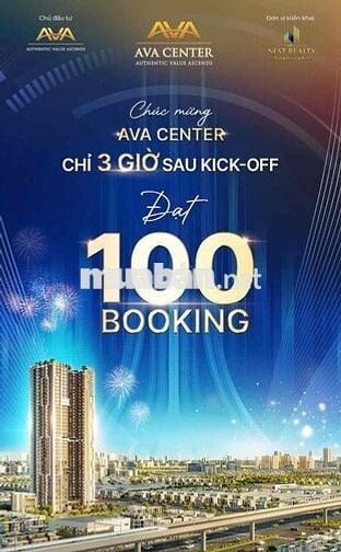 Ava Center Thuận An – Booking 30tr, giá chỉ 36tr/m², full nội thất
