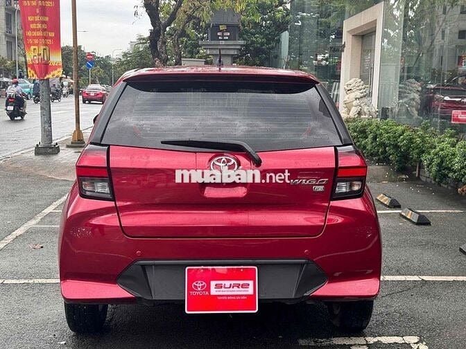 Toyota Wigo 2024 G 1.2 AT - Số Tự Động màu đỏ