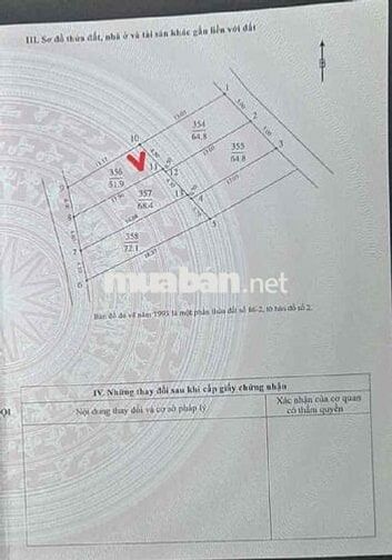 Bán Đất Đẹp, Đầu Tư Tốt Ngọc Thuỵ,Long Biên 52M giá nhỉnh 7ty