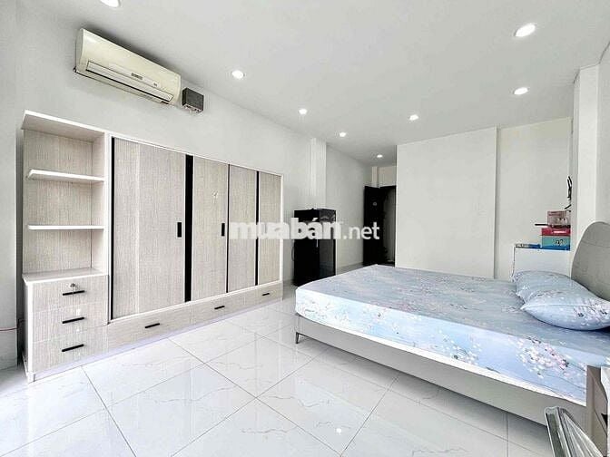 CĂN HỘ MỚI THANG MÁY BAN CÔNG 48M2 MÁY GIẶT RIÊNG FULL NỘI THẤT MỚI
