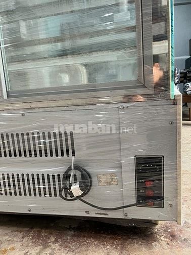 Tủ Bánh Kem Kính Vuông 3 Tầng 90CM