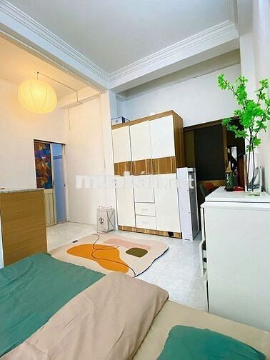 STUDIO 30M2 LẦU 1-  FULL NỘI THẤT -CÓ BANCOL- CHO NUÔI PET- 6 TR/TH