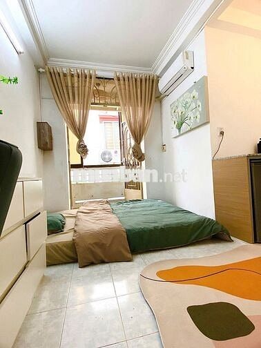 STUDIO 30M2 LẦU 1-  FULL NỘI THẤT -CÓ BANCOL- CHO NUÔI PET- 6 TR/TH