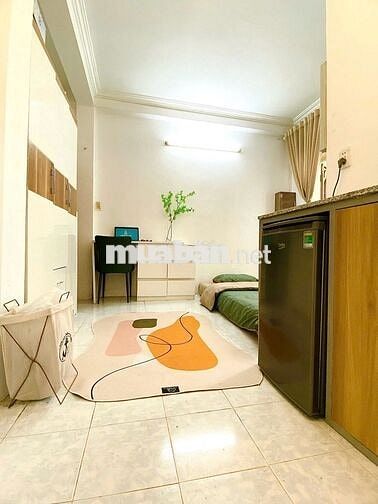 STUDIO 30M2 LẦU 1-  FULL NỘI THẤT -CÓ BANCOL- CHO NUÔI PET- 6 TR/TH