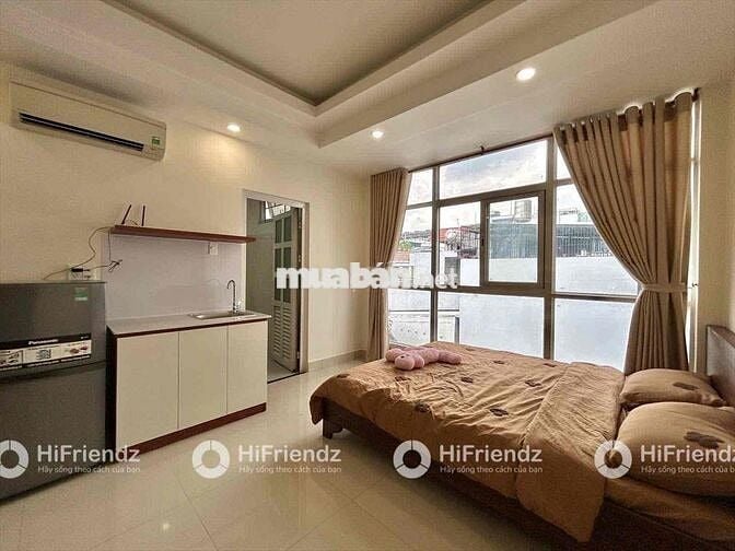 Khai Trương Studio - 30m2 - Ban Công - Full Nội Thất - Sân Bay