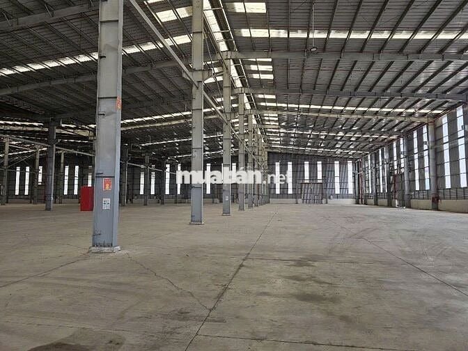 Cho thuê kho xưởng ,DT: 15.600m²,CCN Kiến Thành,Long An, PCCC tự động