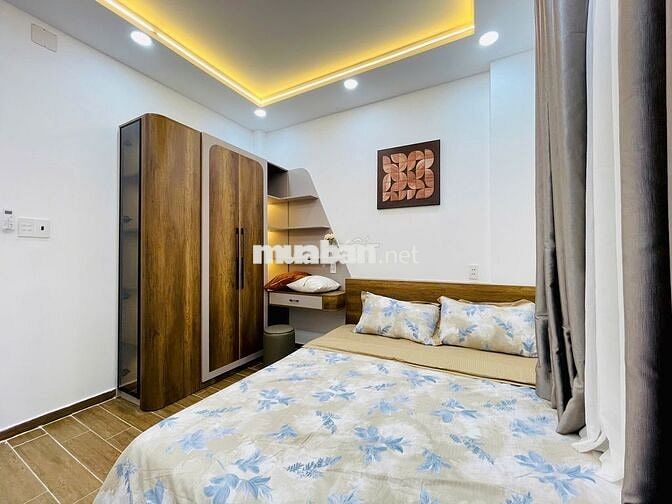 HXH 5m Bùi Hữu Nghĩa! Nhà(4x12m) 4 tầng mới cứng - gần chợ Bà Chiểu.