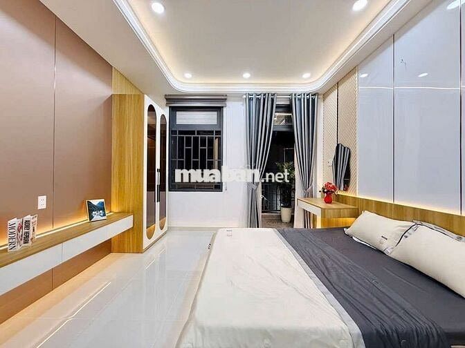 NHÀ 2MẶT HẺM,66M²(4.2x16)1TRỆT 1 LẦU 3PN,ĐS8,P11 GÒ VẤP,GẦN LÊ VĂN THỌ