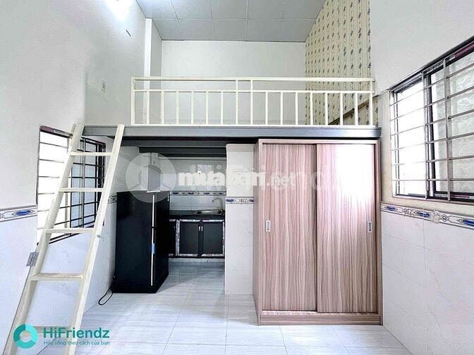 🔥PHÒNG GÁC CAO FULL NỘI THẤT_GẦN LÊ VĂN SỸ_ ĐH TÀI NGUYÊN MÔI TRƯỜNG