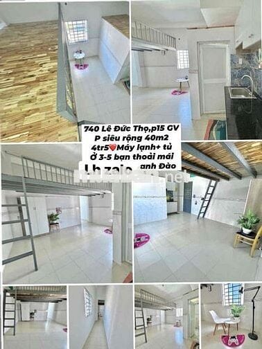 Phòng cửa sổ ban công 20-40m2 3tr-4tr5