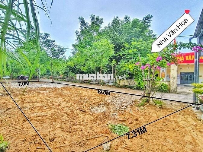Lô Góc 2mặt Tiền . Ngay nhà văn Hoá Ngang 7m