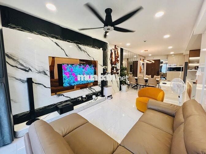 Brilliant , 160m2 , 3pn-1kho-3wc ,full nội thất cao cấp giá 28tr/tháng