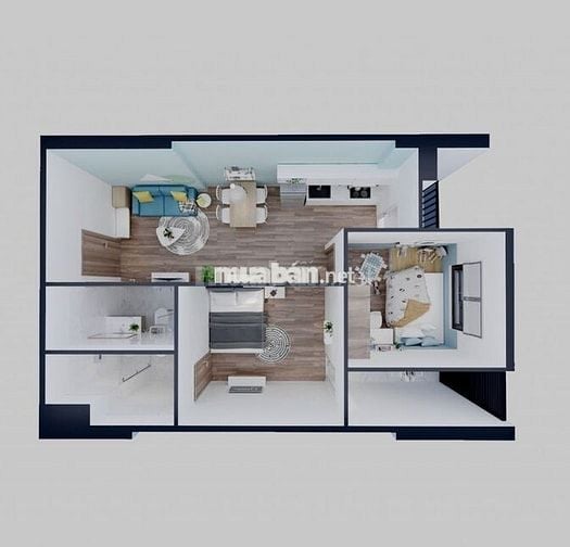 Căn 2pn FPT1 Full nội thất cao cấp, giá 2ty65