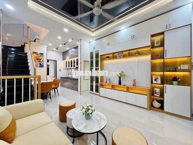 NHÀ ĐẸP, FULL NT, PHƯỜNG 11 GÒ VẤP, 2MẶT HẺM TRƯỚC SAU,