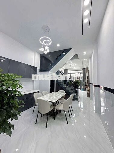 4ty950 thương lương ) Bán căn nhà mới 1 trệt 1 lầu khu dân cư Bửu Long