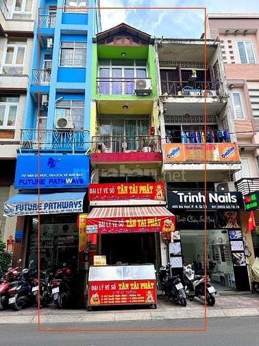 BÁN NHÀ MẶT TIỀN : 483 BÀ HẠT - P. 8 - Q. 10 - TPHCM