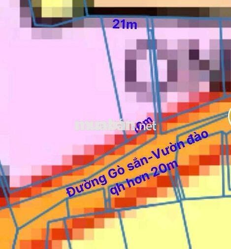 bán đất biệt thự mặt tiền đường Gò sắn Vườn đào