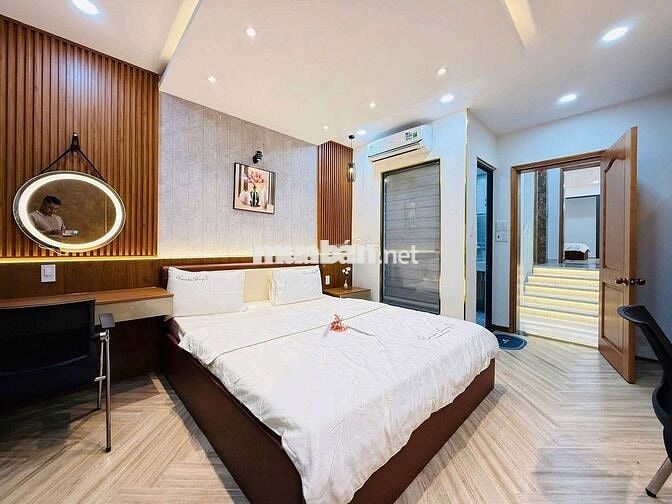 Nhà hẻm xe tải 4PN nội thất cao cấp. Tiện ở kết hợp làm VP, hoặc KD.
