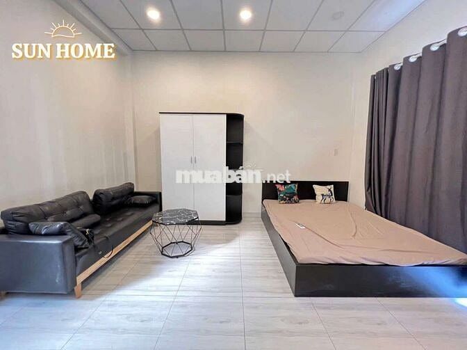 TRỐNG SẴN CĂN STUDIO FULL NỘI THẤT - CÓ BANCOL - GẦN SÂN BAY