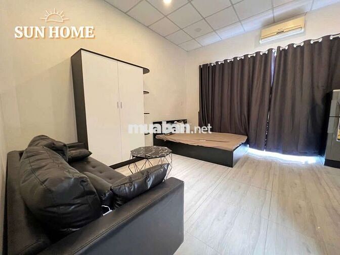 TRỐNG SẴN CĂN STUDIO FULL NỘI THẤT - CÓ BANCOL - GẦN SÂN BAY