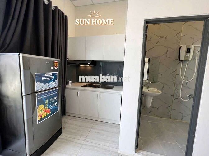 TRỐNG SẴN CĂN STUDIO FULL NỘI THẤT - CÓ BANCOL - GẦN SÂN BAY