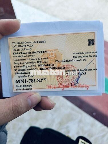 Xe đang ở bình dương coi xe ok bán liền