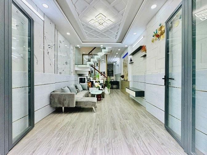 3.	Ngân hàng hỗ trợ vay 70% – Nhà đẹp 2 tầng, 3PN, Q12. Giá 1 tỷ 750