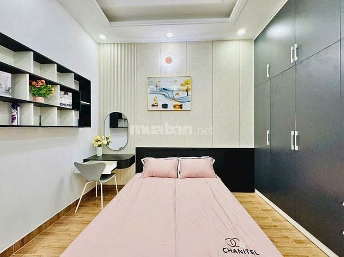 3.	Ngân hàng hỗ trợ vay 70% – Nhà đẹp 2 tầng, 3PN, Q12. Giá 1 tỷ 750