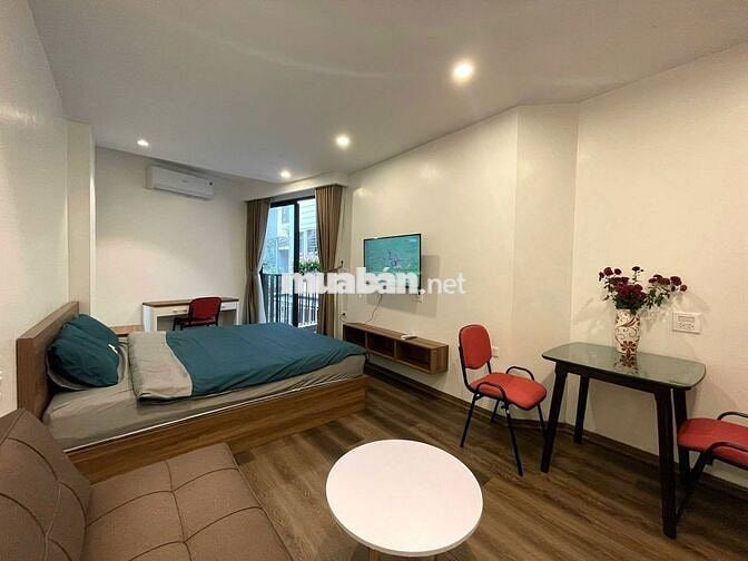 🔥 Studio full đồ 40m2 chỉ 9tr – Hoàng Hoa Thám – Free dọn phòng