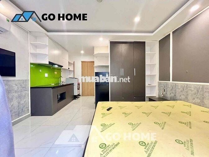 CĂN HỘ FULL NỘI THẤT - MÁY GIẶT RIÊNG NGAY NGUYỄN VĂN KHỐI - CV LH
