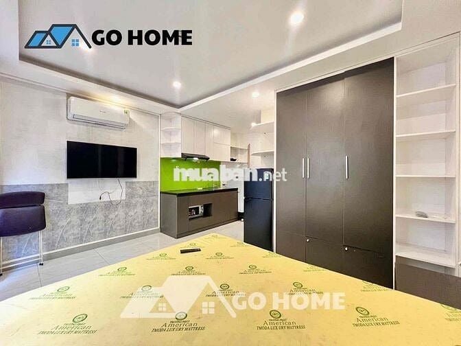 CĂN HỘ FULL NỘI THẤT - MÁY GIẶT RIÊNG NGAY NGUYỄN VĂN KHỐI - CV LH