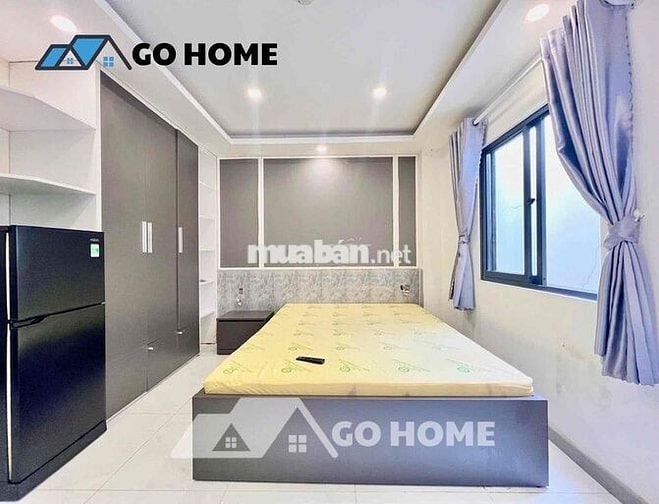 CĂN HỘ FULL NỘI THẤT - MÁY GIẶT RIÊNG NGAY NGUYỄN VĂN KHỐI - CV LH