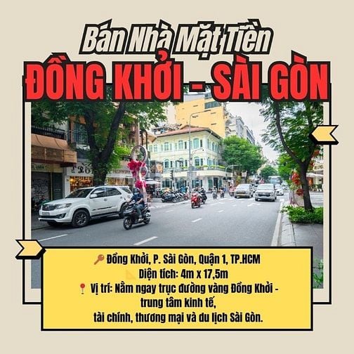 Lâu lắm mới có Nhà Rẻ Nhất Phố Đồng Khởi, Sài Gòn: 4,3x28m giá 130 tỷ