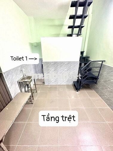 Nhà hẻm xe máy gồm 1 trệt 2 lầu đường Tân Kỳ Tân Quý